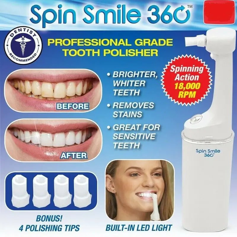 Spin Smile 360 - Polisseuse dentaire Pro