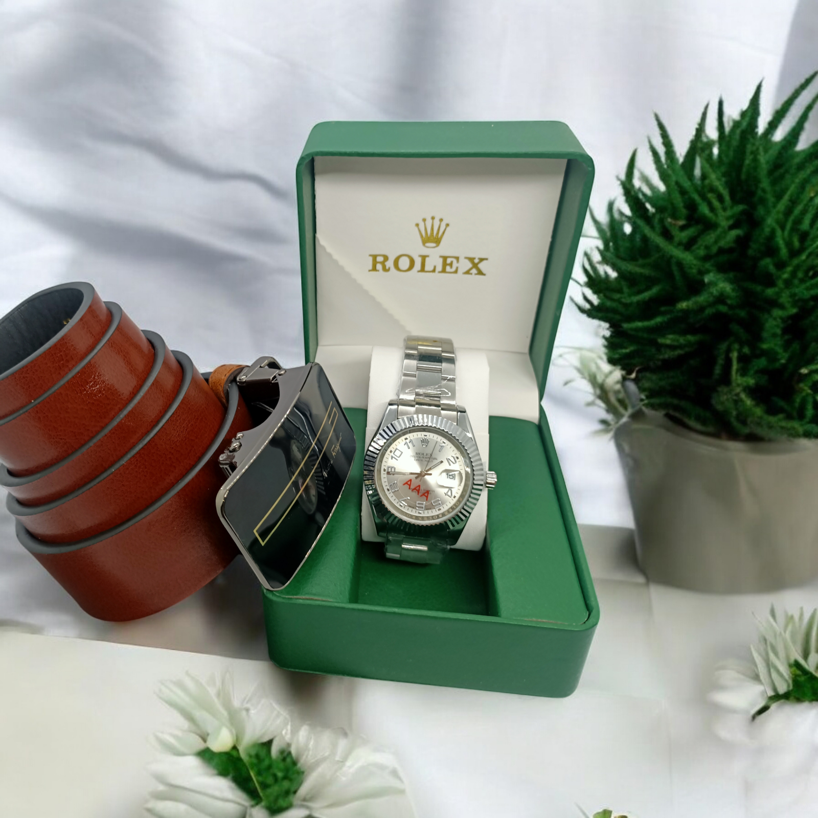 Pack 9: Montre Rolex + Ceinture