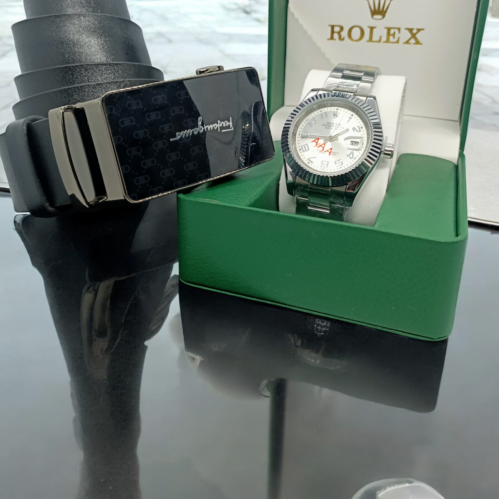 Pack 11: Montre Rolex + Ceinture