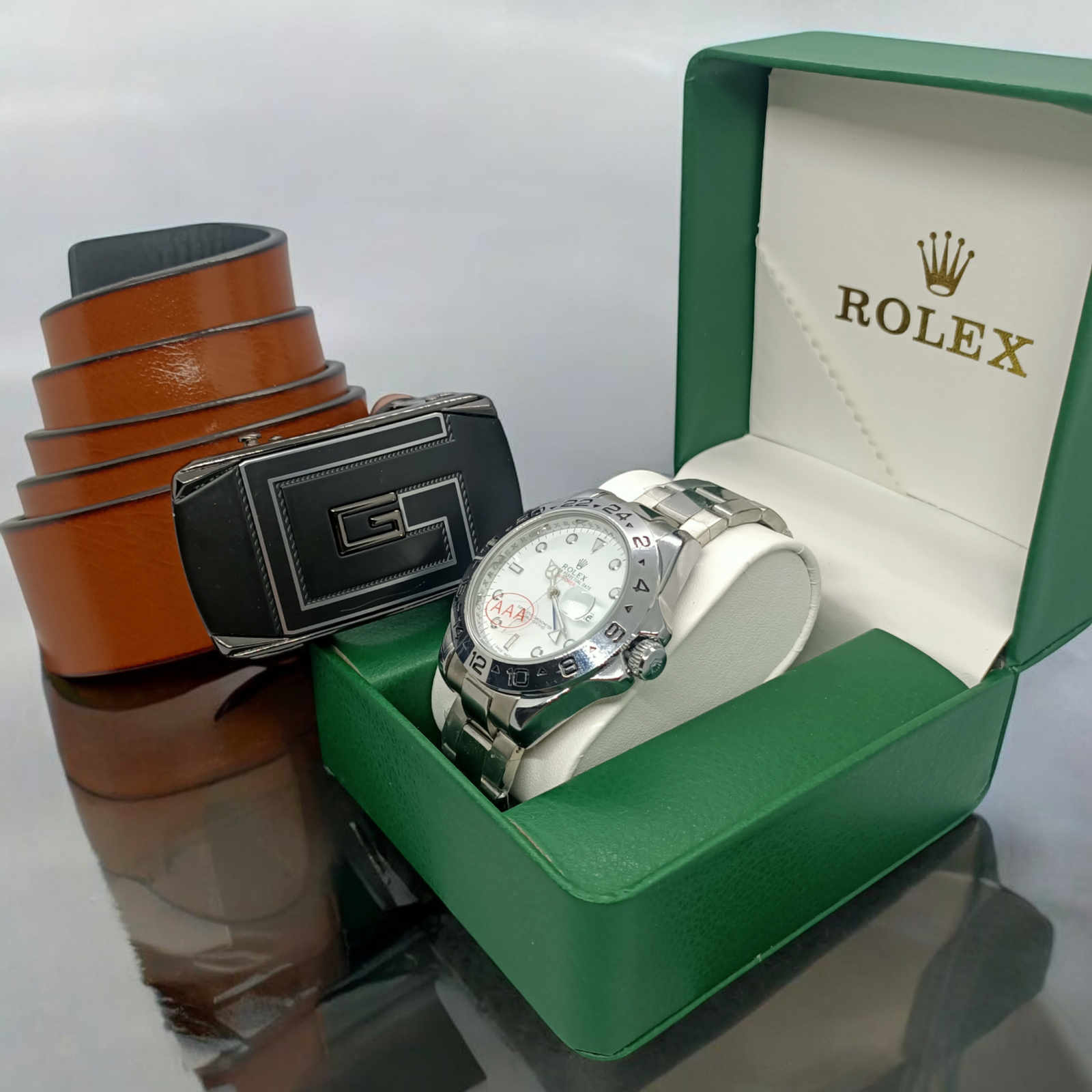 Pack 12: Montre Rolex + Ceinture