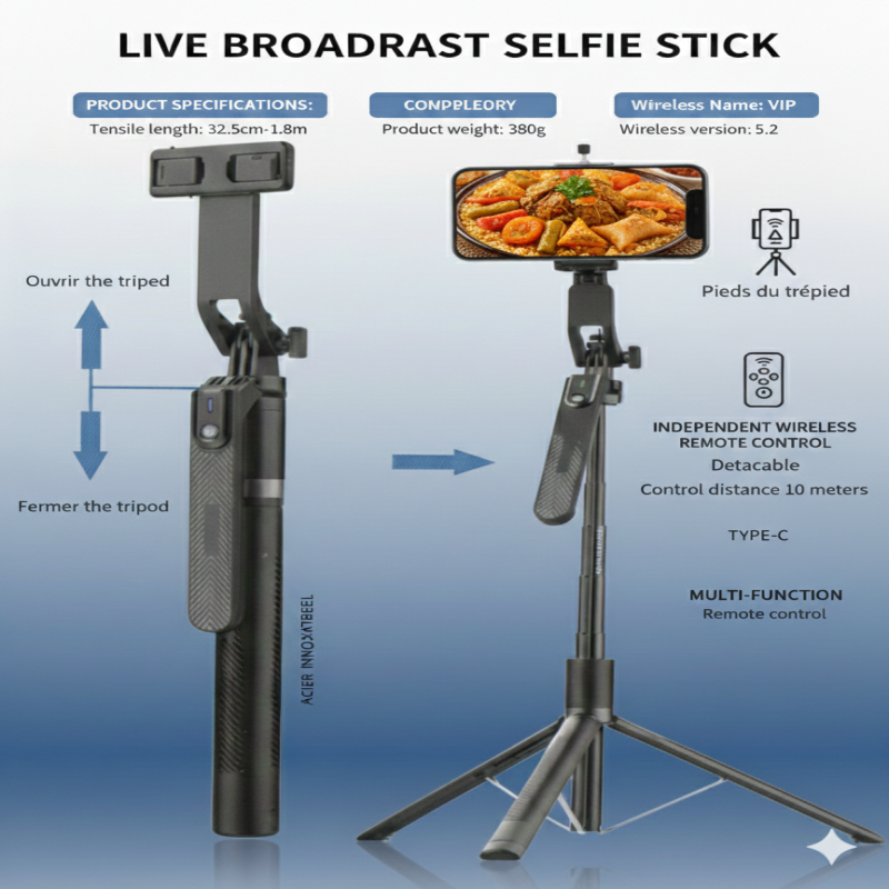 Tripod Selfie Stick P 200