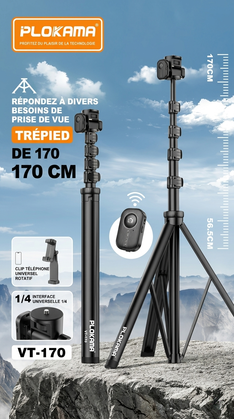 Tripod VT 170 Plokama 